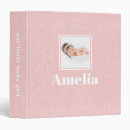 Search for baby photo album binders Blush pink