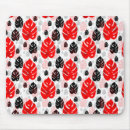 Recherche de motif feuille tapis souris Noir