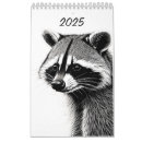Search for racoon calendars Raccoon