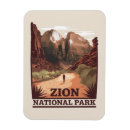 Search for zion national park magnets Matching family tourist trip