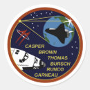 Recherche de mission spatiale autocollants Nasa