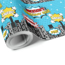 Search for comic book wrapping paper Colorful