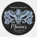 Search for blue mask stickers Masquerade