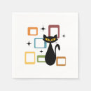 Search for black and white abstract napkins Animal