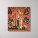 Search for the lady and the unicorn posters canvas prints Senses