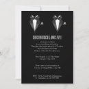 Search for bow tie wedding invitations Modern