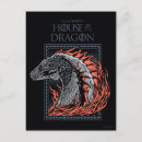 Recherche de tête de dragon cartes postales Hbo