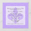 Search for lying invitations Lavender