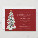 Search for green gold christmas invitations Red