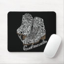 Recherche de nuage mot tapis souris Typographie