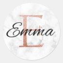 Search for marble monogram stickers Initial