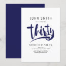 Search for male birthday invitations Black and white