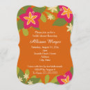 Search for hibiscus flower bridal shower invitations Destination