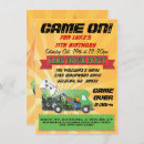 Search for game truck party invitations Gaming