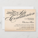 Search for dove first communion invitations Cross