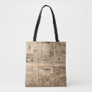 Search for newspaper tote bags Vintage