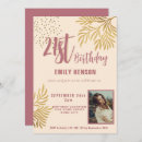 Search for happy 21st birthday invitations Elegant