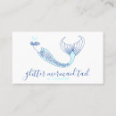 Search for mermaid business cards Teal