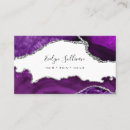 Search for black and purple business cards Elegant