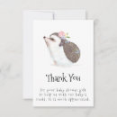 Search for hedgehog thank you cards Baby