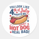 Search for hot dog stickers Usa