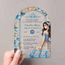 Search for sky blue quinceanera invitations Mis quince