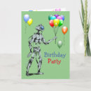 Search for robot party invitations Illustration