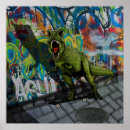 Search for t rex posters Green