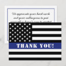 Search for law enforcement thank you cards Thin blue line