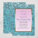 Recherche de flocon de neige rose invitations Argent