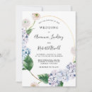 Search for blue hydrangea wedding invitations Classic