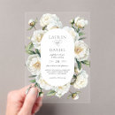Search for white peony wedding invitations Botanical