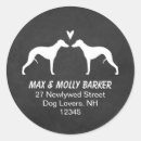 Search for silhouette wedding stickers Newlywed