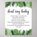 Search for tropical baby shower games Greenery