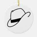 Search for hat ornaments Fedora