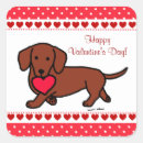 Search for dachshund valentine stickers Cute