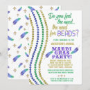Search for mardi gras beads invitations Shrove tuesday