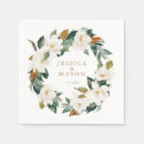 Search for magnolia napkins Bridal shower