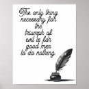 Search for necessary evil Good men do nothing