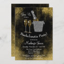 Search for champagne bachelorette party invitations Bride to be