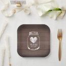 Search for rustic wedding plates Heart