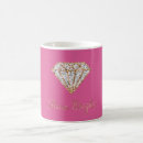 Search for gold diamond mugs Pink