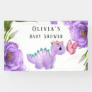 Search for purple baby shower banners Baby girl