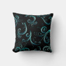 Search for black and turquoise pillows Floral