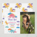 Search for pink dinosaur invitations Three rex