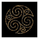 Recherche de spirale posters Triskelion