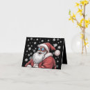 Search for black santa christmas cards Winter
