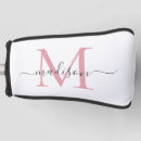Search for pink golf equipment Monogrammed