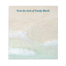 Recherche de plage blocsnotes Sable