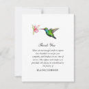 Search for hummingbird sympathy Thank you